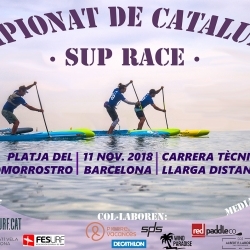 Cartell Campionat de Catalunya SUP Race 2018